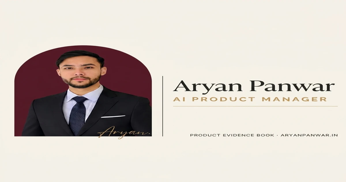 Aryan Panwar — Aspiring Product Manager